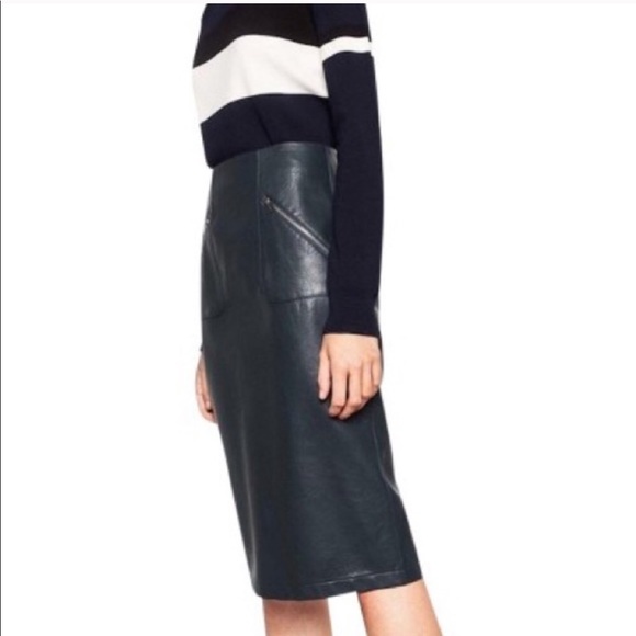 Zara Dresses & Skirts - Zara vegan leather pencil skirt